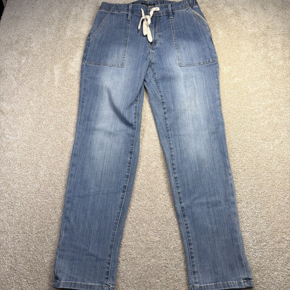 Judy Blue Jogger Blue Jeans Womens 13/31 (FITS 32 X 30) Stretch Denim JB88496 - Picture 2 of 11